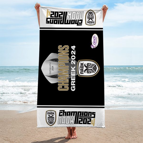 PAOK FC Rectangle Beach Towel - TANTN 6622