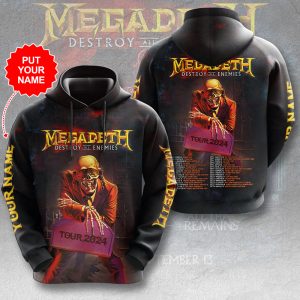 Personalized Megadeth Band 3D Apparel - HUANNM 5081