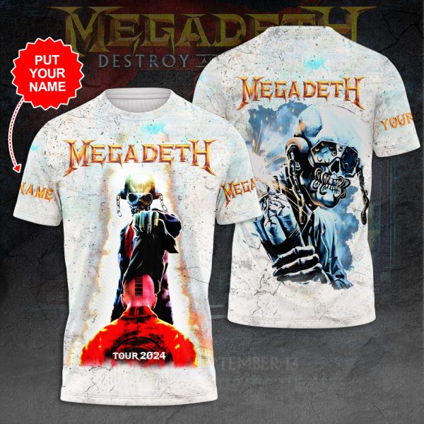 Personalized Megadeth Band 3D T-Shirt - HUANNM 4974