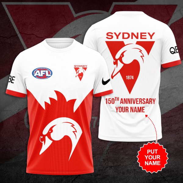 Personalized Sydney Swans 3D Apparel - HUANNM 5033