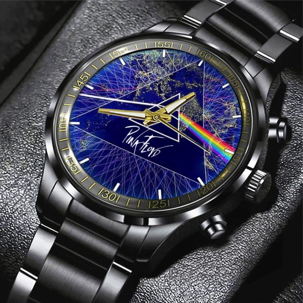 Pink Floyd Black Stainless Steel Watch - MAITM 6773