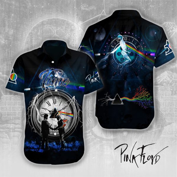 Pink Floyd Short Sleeve Dress Shirt - HUANNM 5186