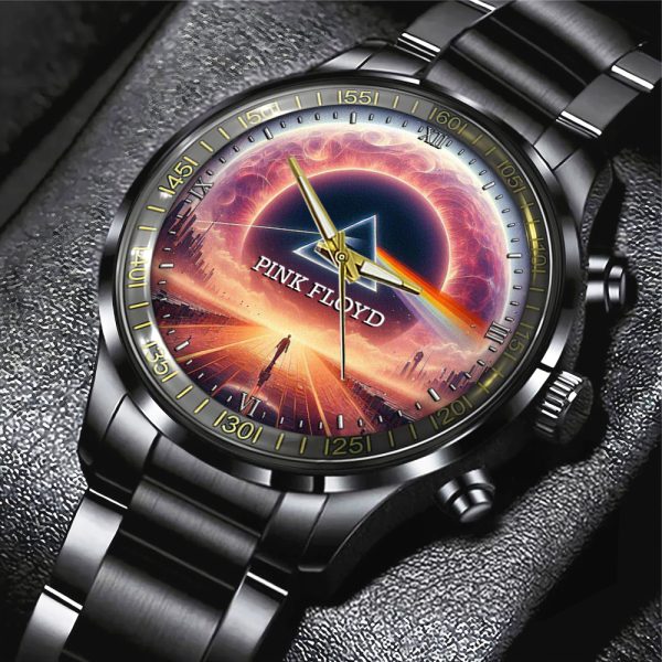 Pink Floyd Black Stainless Steel Watch - GNE 401