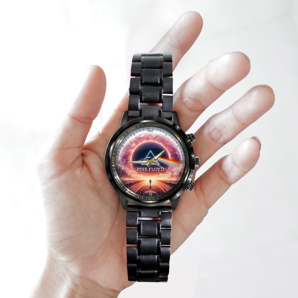 Pink Floyd Black Stainless Steel Watch - GNE 401