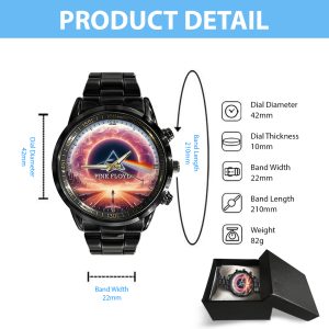 Pink Floyd Black Stainless Steel Watch - GNE 401