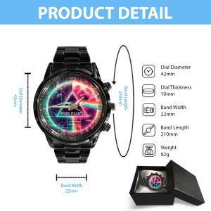 Pink Floyd Black Stainless Steel Watch - GNE 403