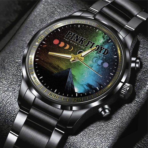 Pink Floyd Black Stainless Steel Watch - GNE 433