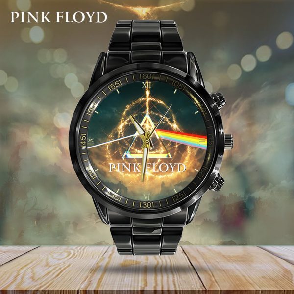 Pink Floyd Black Stainless Steel Watch - GNE 446