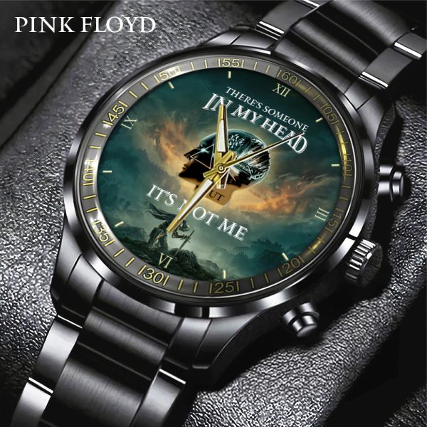 Pink Floyd Black Stainless Steel Watch - GNE 447