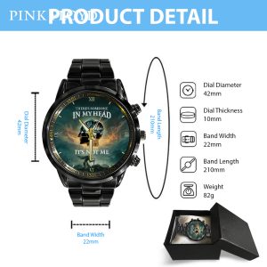 Pink Floyd Black Stainless Steel Watch - GNE 447