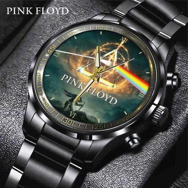 Pink Floyd Black Stainless Steel Watch - GNE 448