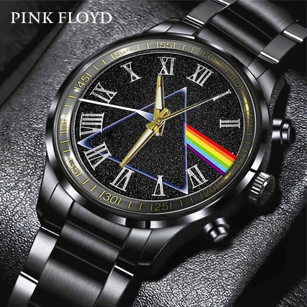 Pink Floyd Black Stainless Steel Watch - GNE 473