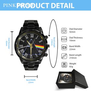 Pink Floyd Black Stainless Steel Watch - GNE 473