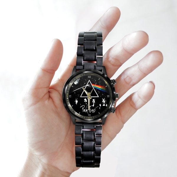 Pink Floyd Black Stainless Steel Watch - GNE 475