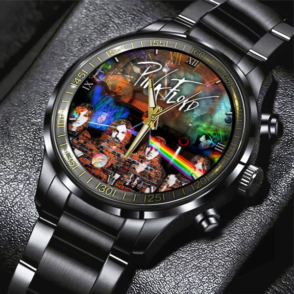 Pink Floyd Black Stainless Steel Watch - GNE 476