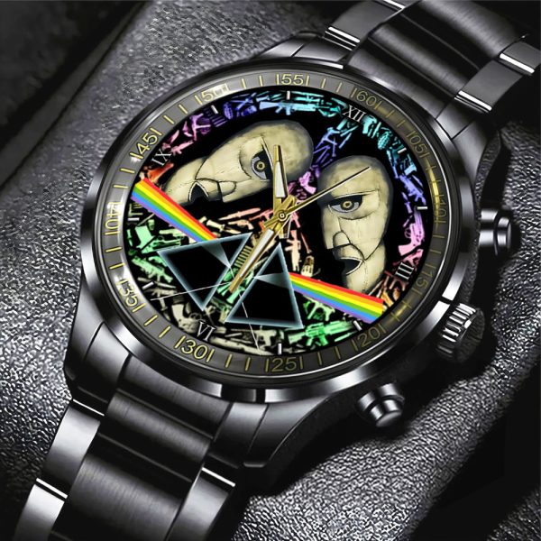 Pink Floyd Black Stainless Steel Watch - GNE 478