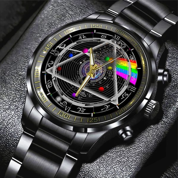 Pink Floyd Black Stainless Steel Watch - GNE 480