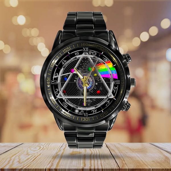 Pink Floyd Black Stainless Steel Watch - GNE 480