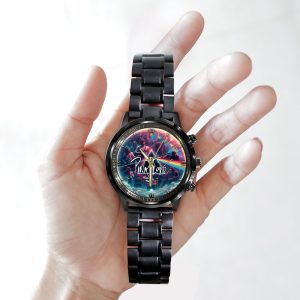 Pink Floyd Black Stainless Steel Watch - GNE 506