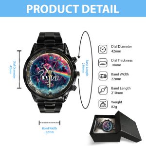 Pink Floyd Black Stainless Steel Watch - GNE 506