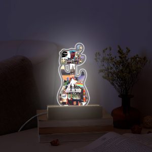 Pink Floyd Led Light with Wooden Base (7 Colors) - HOATT 4850