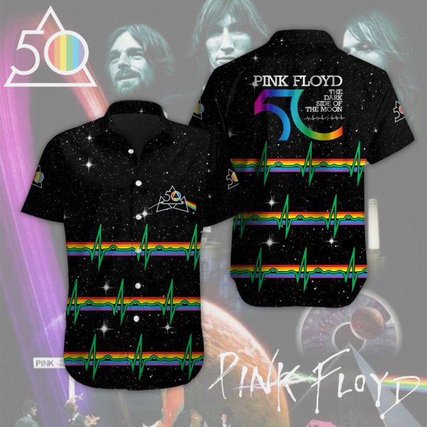 Pink Floyd Short Sleeve Dress Shirt - HOATT 4788