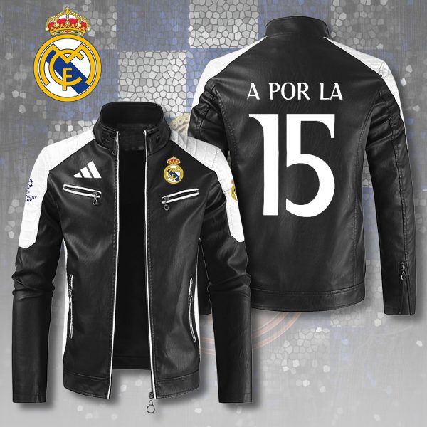 Real Madrid CF Premium Leather Bomber - ANHNV 4494