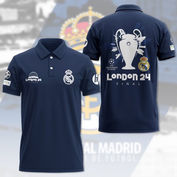 Real Madrid CF 3D Polo Shirt - MAITM 6728