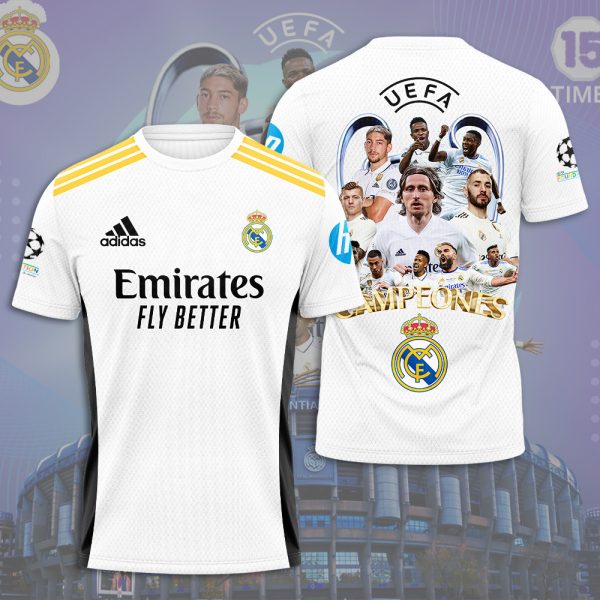 Real Madrid CF 3D T-Shirt - HOATT 4859