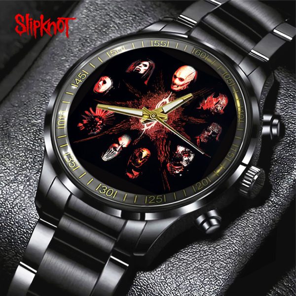 Slipknot Black Stainless Steel Watch - TANTN 6245