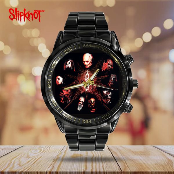 Slipknot Black Stainless Steel Watch - TANTN 6245