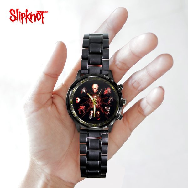 Slipknot Black Stainless Steel Watch - TANTN 6245