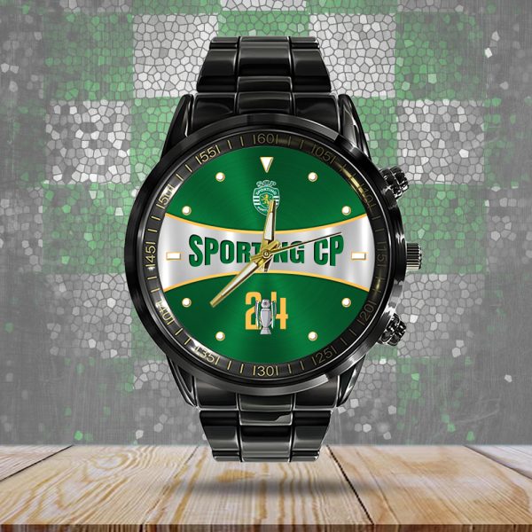 Sporting CP Black Stainless Steel Watch - ANHNV 4558