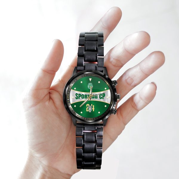 Sporting CP Black Stainless Steel Watch - ANHNV 4558