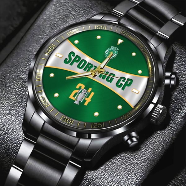 Sporting CP Black Stainless Steel Watch - ANHNV 4558