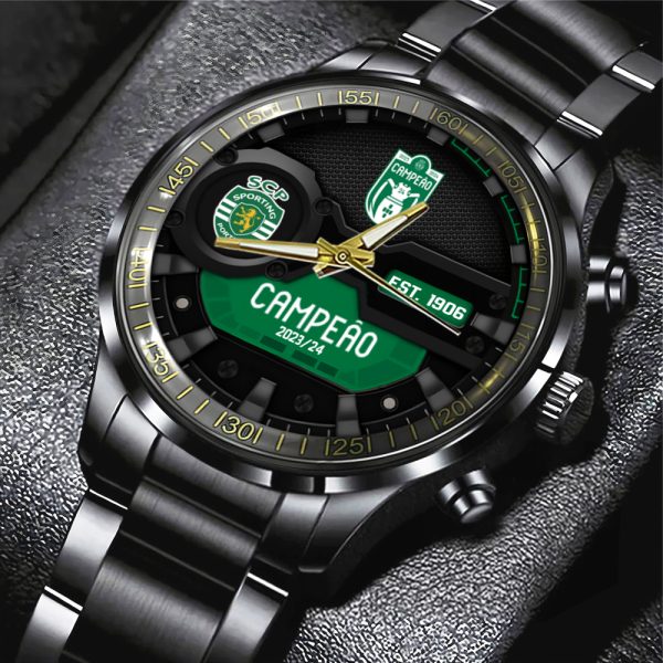 Sporting CP Black Stainless Steel Watch - MAITM 6761