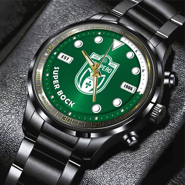 Sporting CP Black Stainless Steel Watch - MAITM 6833