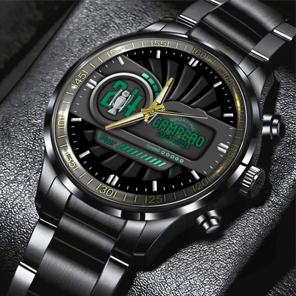 Sporting CP Black Stainless Steel Watch - HOATT 4870