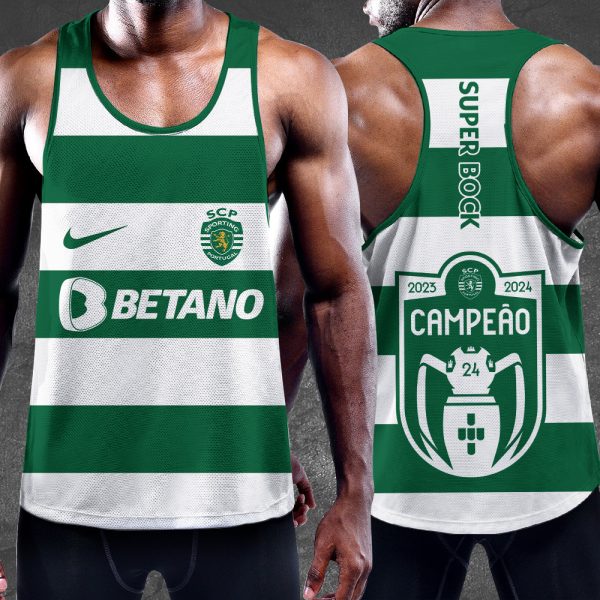 Sporting CP Y-Back Muscle Tank Top - HOATT 4877