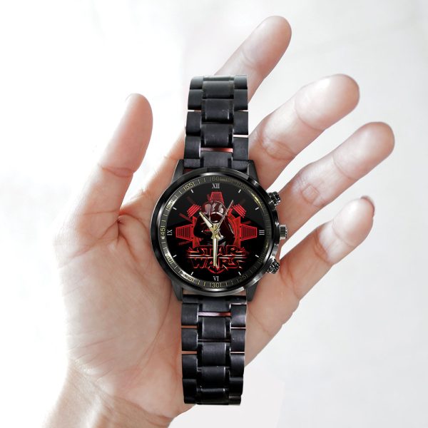 Star Wars Black Stainless Steel Watch - GNE 498