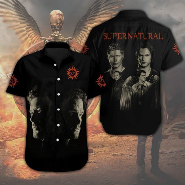 Supernatural Short Sleeve Dress Shirt - ANHNV 4646