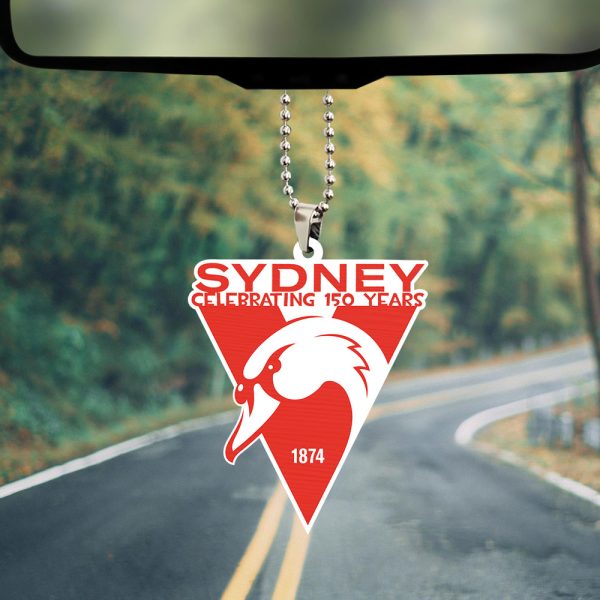 Sydney Swans Custom Shape 2-sided Acrylic Car Ornament - TANTN 6380