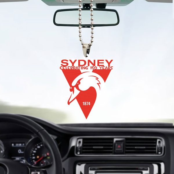 Sydney Swans Custom Shape 2-sided Acrylic Car Ornament - TANTN 6380