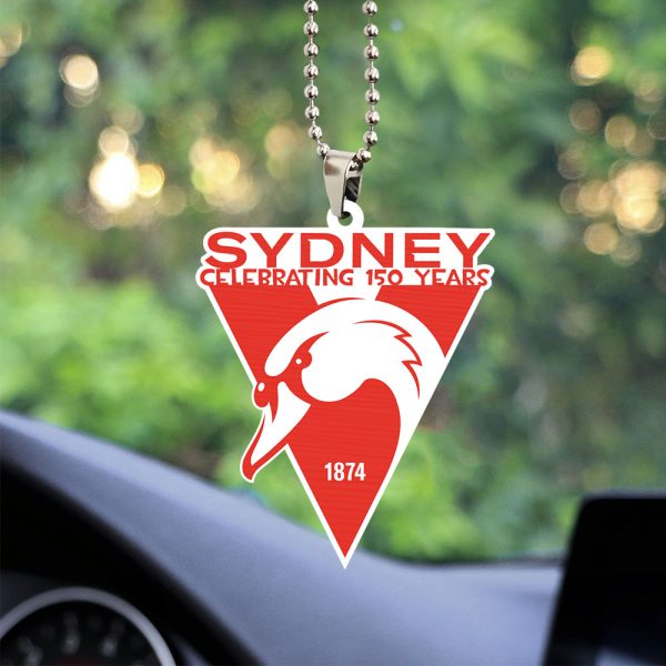 Sydney Swans Custom Shape 2-sided Acrylic Car Ornament - TANTN 6380