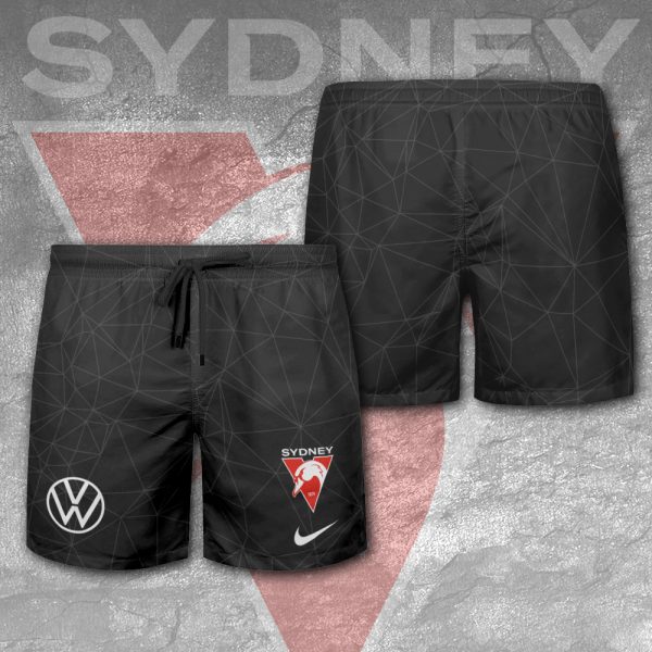 Sydney Swans 3D Shorts - VANDH 2831