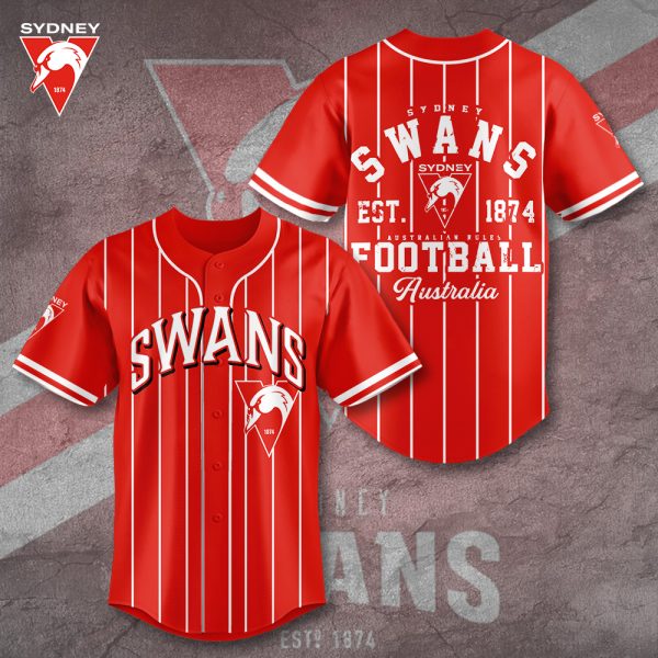 Sydney Swans Baseball Jersey - TANTN 6375