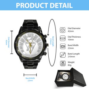 Sydney Swans Black Stainless Steel Watch - TANTN 6378