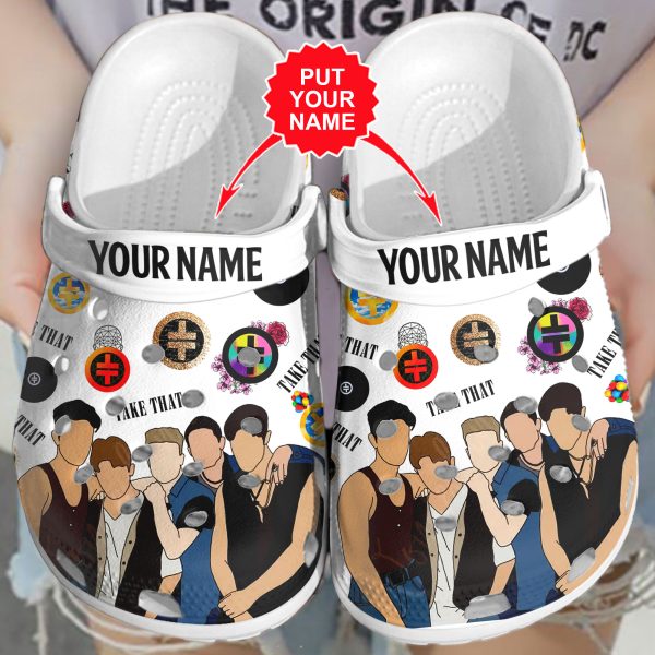 Personalized Take That Band Custom Crocs - VANDH 2880