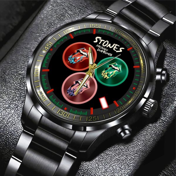 The Rolling Stones Black Stainless Steel Watch - ANHNV 4636