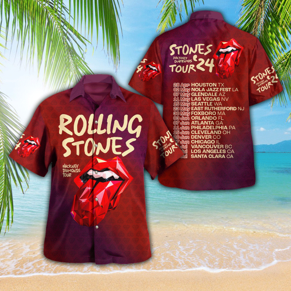 The Rolling Stones 3D Hawaii Shirt - MAITM 6758